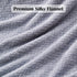 NEWCOSPLAY Super Soft Throw Blanket, Grey Premium Silky Flannel Fleece Leaves Pattern, All Season Use