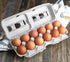 1 Dozen (Pack 25) MT Products Printed Natural Pulp Egg Cartons - Disposable Egg Storage Container of - Made in the USA
