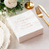 Crisky Bridal Shower Cocktail Napkins, Rose Gold Foil Dessert Napkins, 50 Count