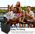 Reusable Wine Bottle Carrier Bag with 6 Compartments Dividers, Picnic Travel Shopping Fishing Party Holder