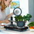 OVENTE Electric Countertop Double Burner, 1700W Cooktop with Stainless Steel Coil Hot Plates, Black