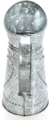 Hosley 9.25 Inch High Galvanized Decorative Pitcher - Ideal for Floral Arrangements, Home Wedding Decor