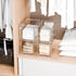 Yieach 2 Pack Drawers,11Deep Large Stackable Storage Under Cabinet Organizer,Baby Bottle Organizer,Clear Stacking Pull