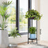 2 30'' Lilybud--lily Plant Stand Indoor Outdoor, Tier Iron Plant Stand, Tall Pedestal Stand Outdoor, Metal Flower