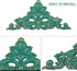 Sungmor Victorian Style Cast Iron Wall Plaque, Antique Green Fleur De Lis Design for Decorative Home Decor