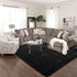 ISEAU Ultra Soft Fluffy Rug | 3 x 5 Feet Shaggy Area Rug for Bedroom, Living Room, Nursery, Black