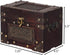 Rustic Studded Index/Recipe Card Box with Antiqued Latch, Large