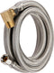 EFIELD Premium Stainless Steel Dishwasher Hose, 6 FT Burst Proof Water Supply Hose with 90 Degree Elbow