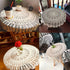 40 inch KEPSWET Cotton Round Sunflower Beige Handmade Crochet Lace Tablecloth Doily