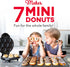 DASH Mini Donut Maker Machine, Kid-Friendly Breakfast & Snacks, Non-stick Surface, Makes 7 Doughnuts - Aqua