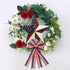 Y&K Decor American Barn Star, US Flag Star Outdoor Metal Barn Patriotic Wall Decoration