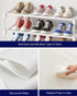 Closet, 27.5" 3 Kitsure Shoe Rack - Non-Woven Shoe Rack Shelf, Shoe Organizer for Entryway, Garage & Corridor