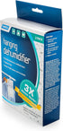 Camco 44286 Fragrance Free Hanging Dehumidifier - Convenient Hook Absorbs up to 3x Its Weight in Water, 2 Pack