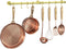 ROTHLEY Stainless Steel Hanging Pot Rack Hanger - 23.7 Inch Heavy Duty Pot Bar Rack
