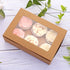 30-Set Cupcake Boxes with Inserts and Window, Brown Food Grade Kraft Holder for 6 Cupcakes, 9.4'' x 6.3'' x 3'', for