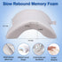 Sleeping Cuddle Pillow for Couple, Memory Foam Arched U-Shaped Arm Hole Pillow, Providing Comfort and Support in Travel
