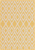 Jill Zarin Outdoor Area Rug - Turks and Caicos, 2' 2" x 3' Rectangle, Yellow Ivory/Ivory Collection