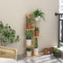 5 6 Laiensia Bamboo Tier Potted Plant Stand Rack Multiple Flower Pot Holder Shelf, Indoor&Outdoor Planter Display