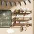 24 Inch TidyCorner Upgraded Thick Floating Shelves - Multi-Use Wall-Mounted Bookshelves for Kids and Nursery, Ideal