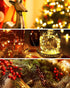 AOZOPE 10 Pack 7ft 20 Fairy Lights Battery Operated - LED Twinkle Lights Copper Wire Mini String Lights Firefly Lights