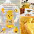 MOLADRI 18 Pack 5 Oz (150 ml) Plastic Bear Honey Bottle Jars, Empty Fluid Honey Squeeze Container with Flip-lid
