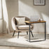 27 inches Pipishell C Shaped End Table High, Side Table for Couch Slide Under, C Table Sofa Side End Table for Living