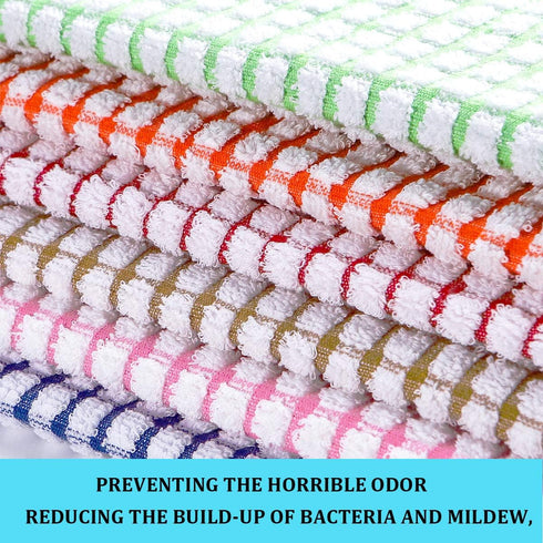 AOTBAT Set, 16 25 12 12, Set Kitchen Towels and Dishcloths x of Bulk Cotton Dish for Washing Dishes Rags Everyday