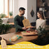 Bamboo Cookbook Stand: Sturdy Holder with Measurement Conversion Chart for Kitchen