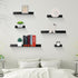 Z metnal Small Floating Shelves – Mini Metal Shelf for Collection Action Figures, Decor Display Wall Shelf, Aluminum,
