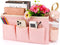 Lilithye Bedside Organizer with Fixed Straps and Water Bottle Holder for Home,