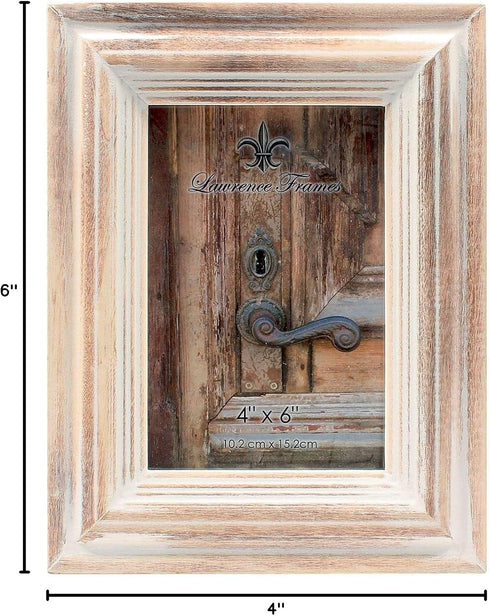 Lawrence Frames 4x6 Natural White Wash Maple Picture Frame