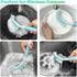 HONGSAGE 2Pcs Cleaning Brushes, Multi-Purpose Right Angle Brush Scrubbing Kitchen Bathroom Deep Cleaning Edge Corner