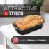 Bakken Swiss Loaf Pan Set, 4-Piece Deluxe Nonstick Carbon Steel Bakeware for Bread and Cakes