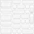 Vtopmart 25 PCS Clear Plastic Drawer Organizers Set - 4-Size Versatile Storage Bins for Bathroom, Vanity, Makeup,