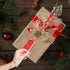 CristBest 24 Pack Christmas Tree Ornaments - Artificial Flowers Glitter Berry Stems Christmas Floral Picks Branches