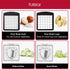 Fullstar Vegetable Chopper, Food Chopper, Onion Chopper, Vegetable Slicer & Spiralizer, 4 in 1 Kitchen Gadgets - Clear