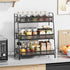 Countertop 3 Counter EKNITEY Bathroom Organizer Rack - Tier Spice Rack Metal Makeup Rack Small Perfume Vanity Organizer
