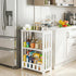 3 HAYOFAMY Tier Side Table Night Stand, Narrow End Table with Display Shelf, Small Bookcase Bookshelf, Simple Bedside