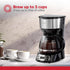 5-Cup Programmable 25oz Holstein Housewares Coffee Maker, Drip Coffee Machine with Auto Brew Timer, Pause & Serve