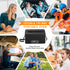 Portable Oven, 12V 24V 110V-240V Car Food Warmer, Electric Heated Lunch Box for Road Trip/Camping