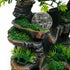 Gdrasuya10 Desktop Fountain Waterfall Decor, Water Feature with Colour Changing LED Lighting for Office Home Bedroom