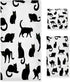 Black Cats 3 Piece Towel Bathroom Sets, 1 Bath Towel, 1 Washcloth,