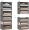 SONGMICS Hanging Closet Organizer, 6-Tier Fabric Storage Shelf, Separable Closet Hanging Shelf