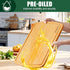 Homaxy Extra Large Bamboo Cutting Board, 18x12.5" with Juice Groove, Pre Oiled Butcher Block