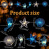 2 10ft 30 Zhanmai Pcs Ocean Decor String Lights for Bedroom Nautical Theme Seashell Seahorse Conch LED Battery Operated