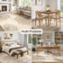 5x7 DecorBeige/Brown,5'x7' WITSHOCK Area Rugs for Living Room: Beige Floral Washable Rugs for Bedroom Dining Room