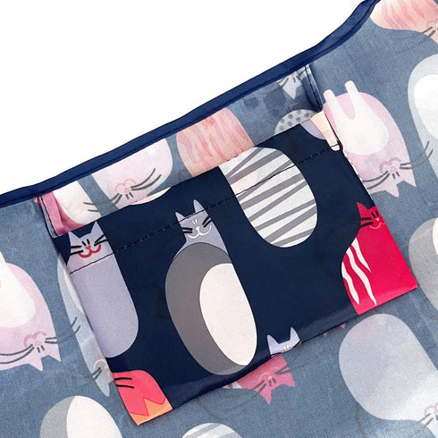 Allydrew Extra-Large Foldable Nylon Grocery Tote Bags
