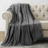 Utopia Bedding Fleece Blanket Throw Size Grey, 300GSM Luxury Soft Microfiber for Couch, Sofa, and Bed (60x50 Inch)