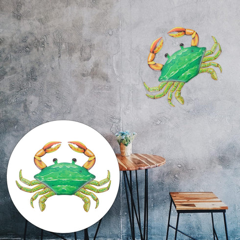 Stylish Metal Crab Wall Art for Indoor and Outdoor Spaces