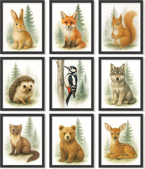 97 Decor Woodland Nursery Wall Decor - Forest Nursery Wall Art Prints